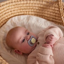 Silikonový klip na dudlík, 2 ks - blush/vanilla