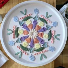 Senzorická antistresová mandala pro děti, duhová