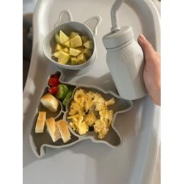 Dětská silikonová jídelní sada, 5 dílná - Buldoček