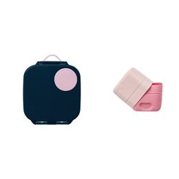 Desiatový box stredný + Mini krabička na desiatu - set ružový