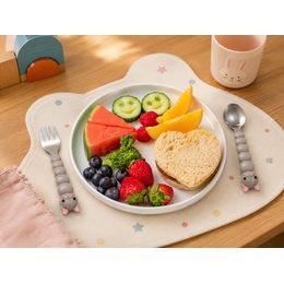 Bento krabička na šalát a desiatu 1600 ml - sivá