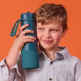 Lahev na pití s brčkem 450 ml - spearmint