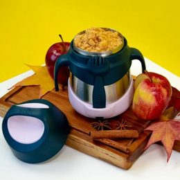 Termoska na pitie so slamkou 350 ml - ružová