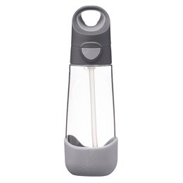 Lahev na pití s brčkem 600 ml - graphite