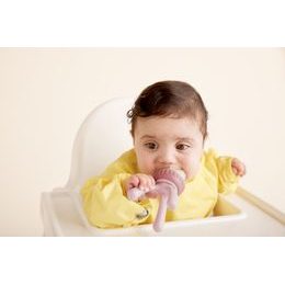 Krmící dudlík a kousátko - světle fialové