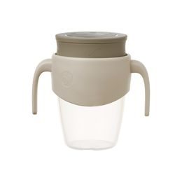 360° netekoucí učící hrneček 250 ml - béžový