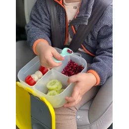 Desiatový box stredný + Mini krabička na desiatu – set modrý