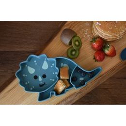 Silikonový dělený talířek s přísavkou - Luxe Buldoček