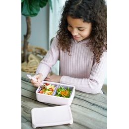 Dětská silikonová jídelní sada, 5 dílná - Jednorožec