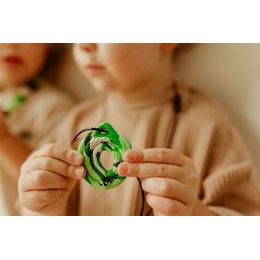 Senzorická antistresová mandala pro děti, duhová