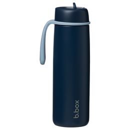 Nerezová termolahev s brčkem 690 ml - midnight