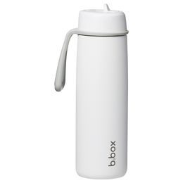 Nerezová termofľaša so slamkou 690 ml - white out