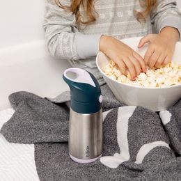 Svačinový box střední - indigo/růžový