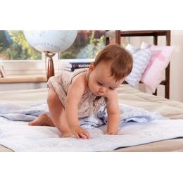 Dětská deka se jménem a údaji o miminku AUTO