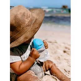 Náhradní velké víčko pro Hrneček s brčkem - nefritově zelený