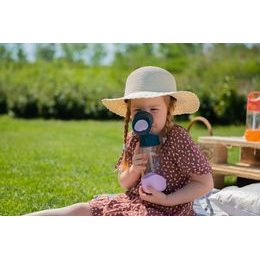 Lahev na pití s brčkem 450 ml - emerald forest