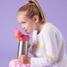 Box na občerstvenie stredný - ružová/oranžová