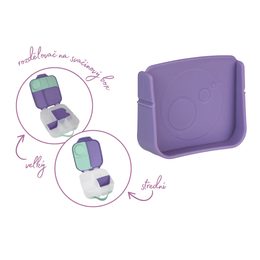 Náhradný rozdeľovač pre Box na občerstvenie veľký/stredný - lilac pop