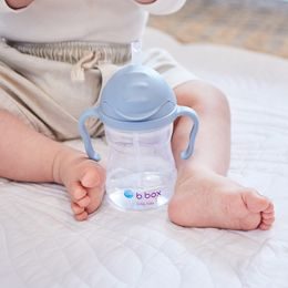 Hrneček s brčkem - béžový 240 ml