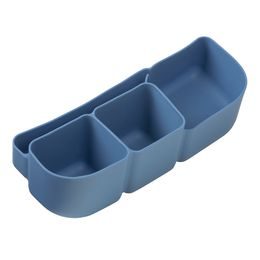 Silikonový bento organizér do velkého boxu - modrý