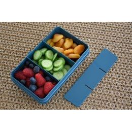 Nerezová dóza 89 ml se silikonovým víčkem 3ks - růžová/ šedá