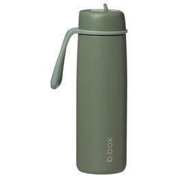 Nerezová termofľaša so slamkou 690 ml - olive
