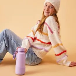 Desiatový box stredný + Mini krabička na desiatu - set ružový