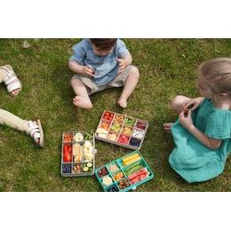 Nerezová dóza 89 ml se silikonovým víčkem 3ks - růžová/ šedá