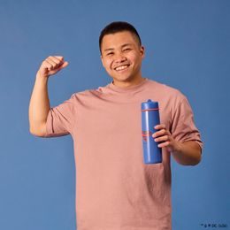 Termofľaša so slamkou 350 ml - Superman | b.box