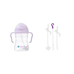 Hrnček so slamkou 240 ml GELATO blackberry + náhradné slamky a čistiaca kefka