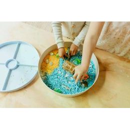 Senzorická antistresová mandala pro děti, duhová