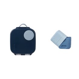 Desiatový box stredný + Mini krabička na desiatu – set modrý