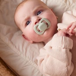 Silikonový klip na dudlík, 2 ks - blush/vanilla