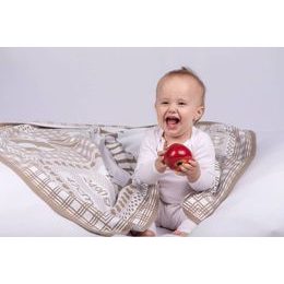 Dětská deka se jménem a údaji o miminku AUTO