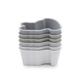 Silikonové formy na muffiny 6 ks - buldoček