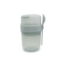 Dóza na jogurt a salát s vidličko lžičkou 780 ml - zelená