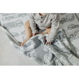 Dětská deka se jménem a údaji o miminku AUTO