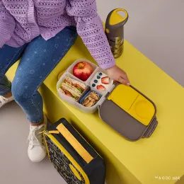 Svačinový box velký + Nerezová termolahev 1l - set Batman | b.box