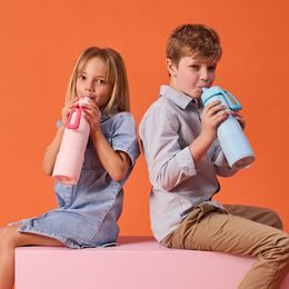 Lahev na pití s brčkem 450 ml - spearmint