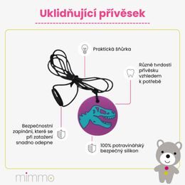 Senzorický disk Peekaboo, dinosaur