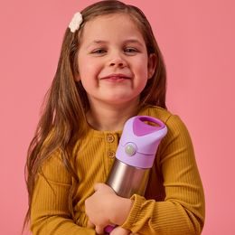 Lahev na pití s brčkem 450 ml - sugar plum