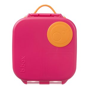 Svačinový box střední - růžový/oranžový