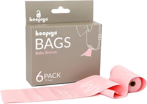 Náhradní sáčky do přebalovacího organizéru 3v1 - růžové