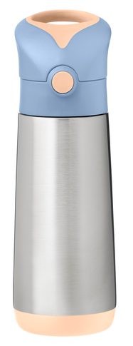 Termoska na pitie so slamkou 500 ml - broskyňa