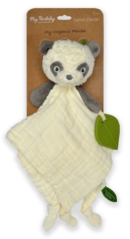 Organic Moje panda muchláček s kousátkem