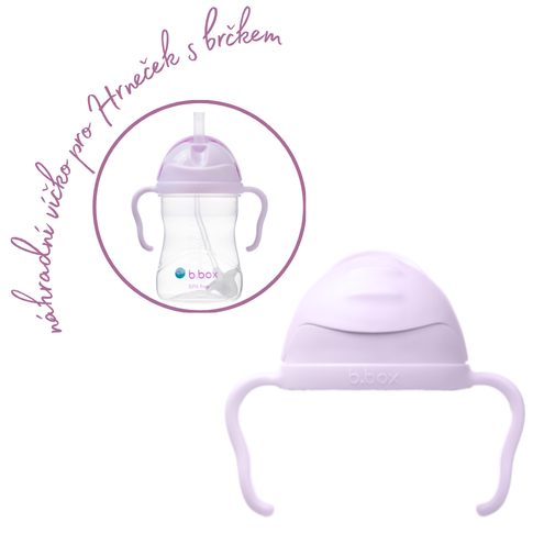 Náhradní velké víčko pro Hrneček s brčkem - GELATO ostružinový