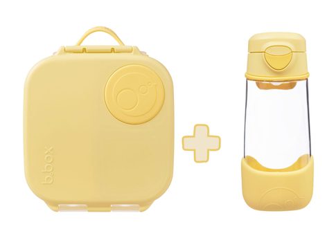 Svačinový box střední + Sport lahev 450 ml - set lemon twist