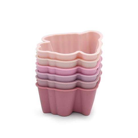 Silikónové formy na muffiny 6 ks - jednorožec