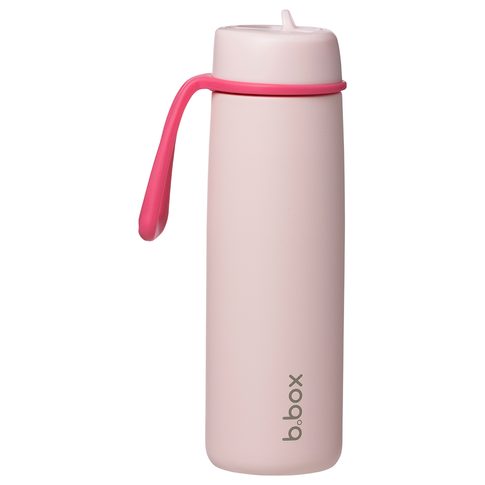 Nerezová termofľaša so slamkou 690 ml - pink paradise