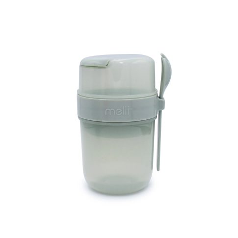 Dóza na jogurt a salát s vidličko lžičkou 780 ml - zelená